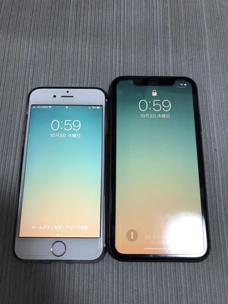 iPhone6SとiPhone11